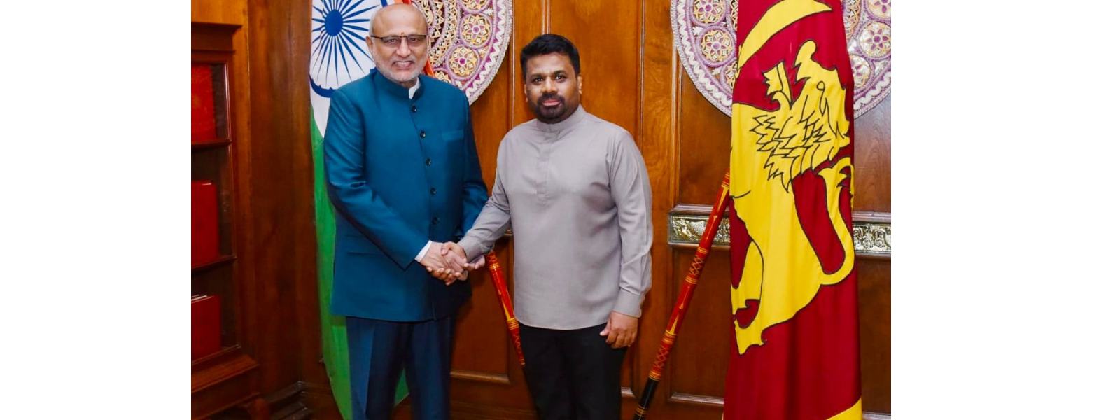 ඉන්දීය උප ජනපති, ජනපති හමුවෙයි..
